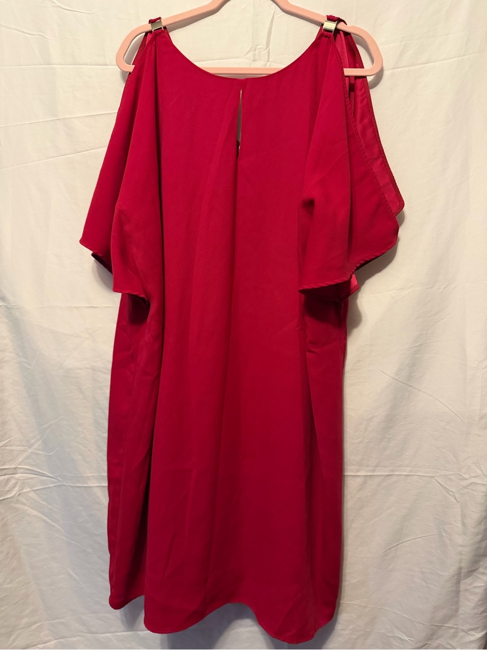 White House Black Market Red Midi Dress - Picture 1 of 4